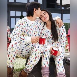Hanna Anderson Women's Holiday Long John Pajama set